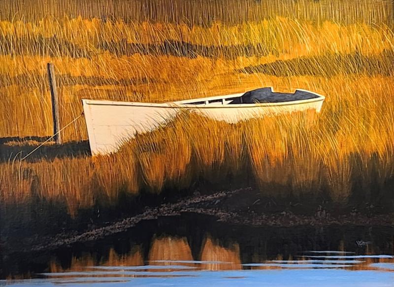 “Skiff” by Steve Rogers, Peninsula Gallery exhibitor.